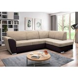 MID.YOU KOTNA SEDEŽNA GARNITURA, velur temno rjava, bež | Shoptok.si
