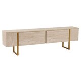 Hanah home TV polica Serenity Travertine Gold | ePonuda.com