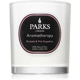 Parks London Aromatherapy Rhubarb & Pink Grapefruit mirisna svijeća 220 g