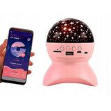  Led rgb baterija. projektor zvučnik usb sd bluetooth razmjena projekcija roza | shoptok.hr