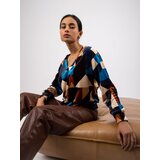 Italy Moda Blouse-DHJ-BZ-6550.74P-navy blue | Shoptok.si