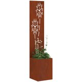  Privatnost u vrtu Cvjetni Rđa 32 x 32 x 150 cm Otporni čelik | Eponuda.com