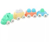 Play&Squish gradniki za grajenje - 12 kosov, z vlakom | Shoptok.si