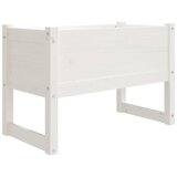  Sadilica bijela 78 x 40 x 52 cm od masivne borovine | shoptok.hr