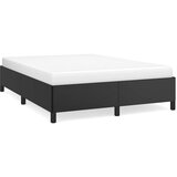  Okvir kreveta bez madraca crni 152x203 cm Queen sivi, umjetna koža | shoptok.hr