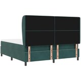  Krevet s opruga kutije Tamnozelena 200 x 180 cm Baršun | shoptok.hr