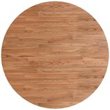  Okrugla stolna ploča smeđa Ø70x1,5 cm tretirana hrastovina | shoptok.hr