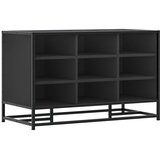  Klupa za cipele crna 84x40x53,5 cm Konstruirano drvo i metal | Eponuda.ba
