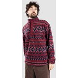 Columbia Helvetia II Printed Half Snap Fleece Half-Zip Pulover iz flisa rich wine knitk Cene