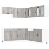  11-dijelni set kuhinjskih ormarića Lucca konstruiranog drva | shoptok.hr