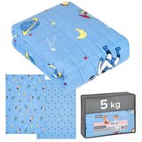 Rebel PREMIUM pamučna otežana dekica, senzorna dekica za djecu, 100x150 cm, 5 kg, prostor | shoptok.hr