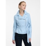 Orsay Light blue women's faux leather jacket - Women's | ePonuda.com