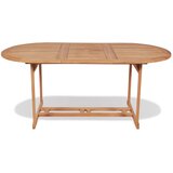  Vrtni stol 180 x 90 x 75 cm masivna tikovina | shoptok.hr