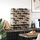  Stalak za vino za 72 boce od masivne borovine | shoptok.hr