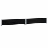  Vrtna sadilica crna 100x100 cm od masivne borovine | shoptok.hr