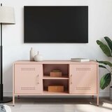 vidaXL TV ormarić ružičasti 100,5 x 39 x 50,5 cm čelični | shoptok.hr
