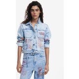 Desigual Prehodna jakna moder denim / mešane barve | Shoptok.si