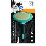 M Pets OPREMA ZA LJUBIMCE HIGIJENA OVALNA ČETKA L, 12,5 X 19,5 cm | shoptok.hr