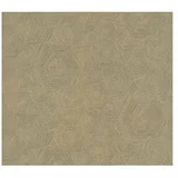 A.S. CREATION TAPETEN Tapeta iz netkane tekstilije AS CREATION My Home My Spa (metalik rjava, vzorec grafike, 10,05 x 0,53 m)