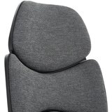 CARRYHOME pisarniški stol kovina, umetna masa, tekstil siva, črna, bela | Shoptok.si