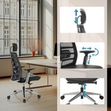 MID.YOU Pisarniški Stol Spinio Elite L, Črna | Shoptok.si