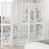  The Living Store Paravan 6-delni bel trden les pavlovnije - Pregrada Za Prostor, (21494138) | Shoptok.si