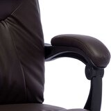 vidaXL masažna uredska stolica od umjetne kože smeđa | shoptok.hr