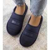 Big Star Navy blue insulated women's slippers | shoptok.hr