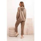 Kesi Włoski Women's set butter hoodie with pants and belt fango | shoptok.hr