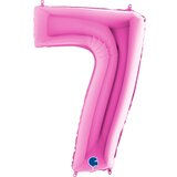  balon broj 7 roze sa helijumom Cene