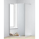 Armal tuš fiksna stena EFEKT OGLEDALA 90X200 krom profil, prozorno steklo 8mm, prečni nosilec | Shoptok.si