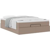  Otomanski krevet s madracem cappuccina 140x190cm umjetna koža | shoptok.hr