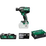 HIKOKI WR18DHWPZ Brezkoncni udarni vklj. vijacnik (1/2") 2 x 18 V 5,0 Ah in HSC baterija polnilec II | Shoptok.si