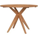  5-dijelni vrtni blagovaonski set od masivnog bagremovog drva Smeđa 110 x 75 cm | shoptok.hr