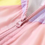 vidaXL Dječja jakna s kapuljačom i patentnim zatvaračem višebojna 92 | shoptok.hr