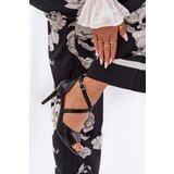 Sergio Leone Fashionable High Heel Sandals Black Loressa | shoptok.hr