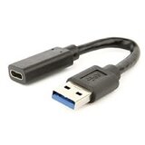  USB 3.1 AM to Type-C female adapter kabl, 10 cm, black, GEMBIRD A-USB3-AMCF-01 | Eponuda.ba