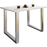 MID.YOU jedilna miza xona, bela, srebrna | Shoptok.si