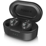 Niceboy pods 4 - bežične slušalice 500 mah + 2x 70 mah IPX5 crna | Eponuda.com