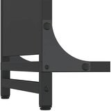  Stalak za drva crni 44x28x65 cm hladno valjani čelik | shoptok.hr
