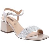 Queen Helena Sandali & Odprti čevlji S2912 Srebrna | Shoptok.si
