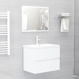 Maison Chic Komplet kopalniškega pohištva - Kopalniški sestavi bele barve iverna plošča, (21787282) | Shoptok.si