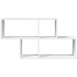  Zidna polica bijela 100 x 20 x 53 cm od konstruiranog drva | Eponuda.com