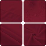  Tkanina za stol 5 kom. Kružni Vinova crvena Ø 180 cm Poliester | shoptok.hr