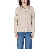 Only ONLCARO L/S OVS LINEN BL SHIRT CC PNT 15278795 Bež