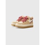 Ugg Gležnarji z vezalkami 'Lowmel' svetlo bež / kapučino / merlot | Shoptok.si