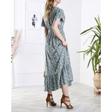 Resti Women's floral midi dress in purple- Clothing | Shoptok.si