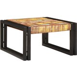 vidaXL Polica za kopalnico 60 x 50 x 23 cm Trdna mango les, železo | Shoptok.si