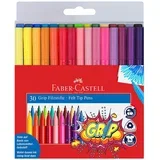 Flomastri Faber-Castell Grip, 30 kosov