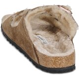 Birkenstock Natikači Arizona Shearling Kostanjeva | Shoptok.si